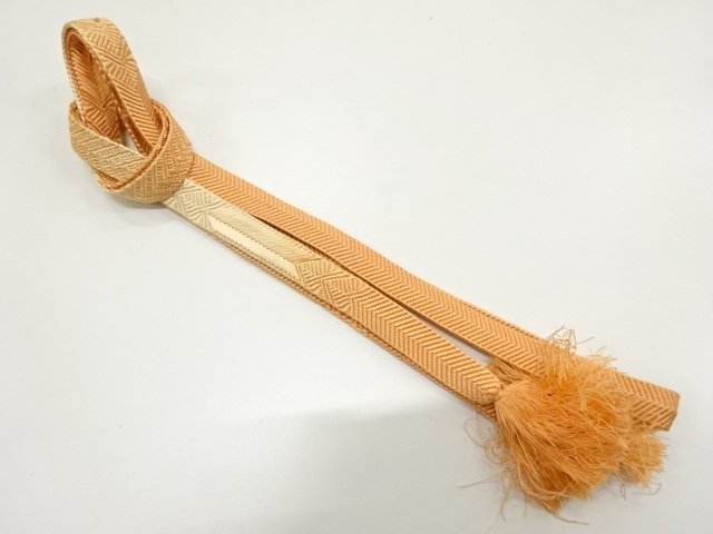 JAPANESE KIMONO / HAND-TIED OBIJIME CORD